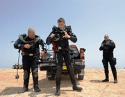Technical divers Preparing for a Dive in Cyprus